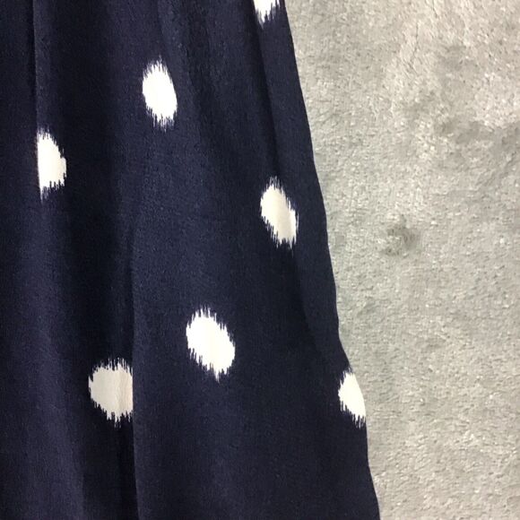 A New Day Womens Small Blue Polka Dot Short Sleeve Rayon Jersey Top NWT - Picture 12 of 15